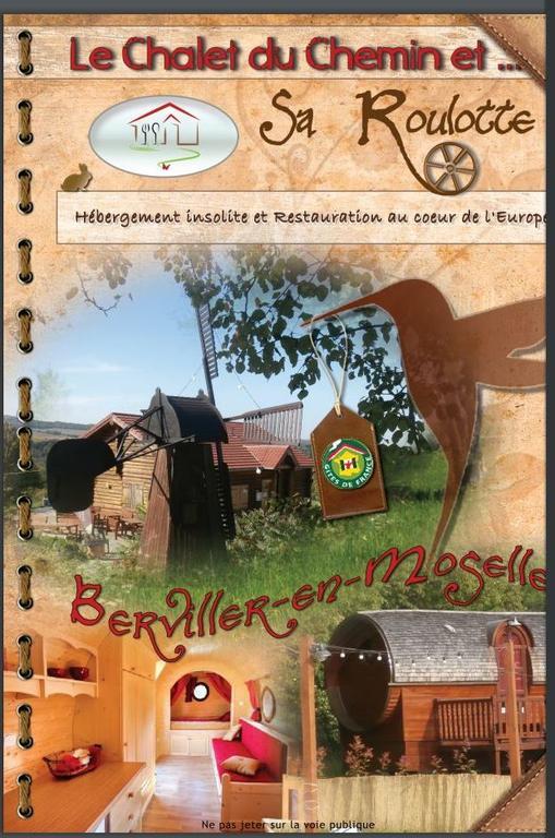 Le Chalet Du Chemin Et Sa Roulotte Berviller-en-Moselle Zewnętrze zdjęcie